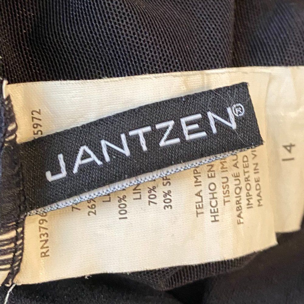Jantzen Gathered Bust One Piece Womens Swimwear Size 14 - Picture 8 of 10